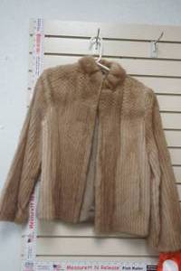 lot 515 image: mink womens coat size M
