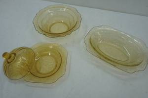 lot 538 image: vintage federal depression glass
