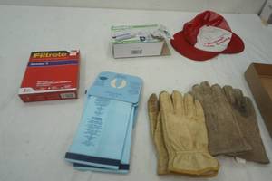 lot 584 image: gloves and vacuum bags