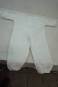 lot 600 image: childs bunny suit and hat