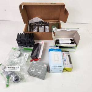 lot 2 image: Lot Of Electronic Items Light Switches Dimming Switches And More