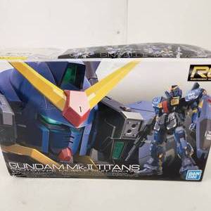 lot 27 image: New Ban DaiGundam Mk-II-Titans Prototype Mobile Suit RX-178 Box Is Bent A Little