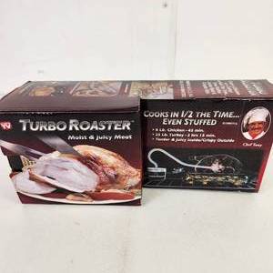 lot 46 image: As Seen On T.V. Turbo Roaster Open Box