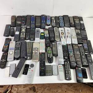 lot 77 image: Large Lot Of Remote Controls Over 50 NOT TESTED