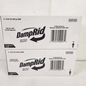lot 84 image: Damp-Rid 2 4 Packs Drop-In Moister Absorber Refill Tabs