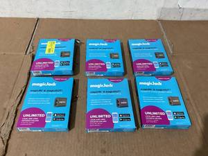 lot 272 image: LOT OF 6 MagicJack 2024 VOIP Phone Adapter, Portable Home and On-The-Go Digital Service