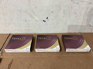 lot 287 image: LOT OF 3 Dailies Total 1 One Day Contact Lenses 90PCS 2.25