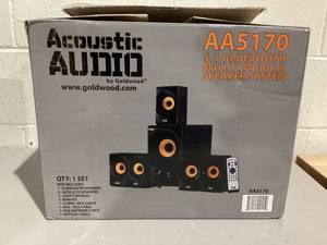 lot 481 image: Acoustic Audio AA5170 Home Theater 5.1 Bluetooth Speaker System 700W with Powered Sub