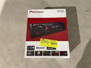 lot 354 image: Pioneer MVH-S23BT Single Din Bluetooth Car Stereo Digital Media Receiver, Android Compatible