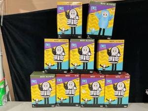 lot 393 image: LOT OF 9 Fall Guys Halloween Costumes For Children
