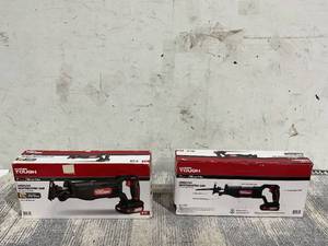 lot 109 image: LOT OF 2 Hyper Tough 20V Max Lithium-ion Cordless Reciprocating Saw