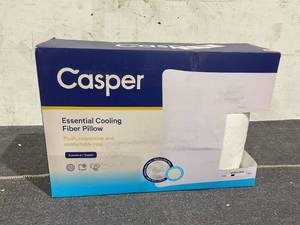 lot 144 image: Casper Sleep Essential Pillow for Sleeping, Standard, White