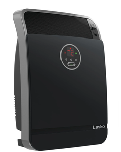 lot 235 image: Lasko 18 1500W Whole Room Ceramic Console Space Heater with Remote, Black