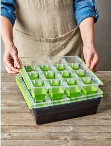 lot 368 image: LOT OF 10 Burpee 16 XL Cell SuperSeed Seed Starting Tray