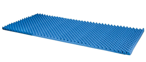 lot 372 image: DMI Foam Mattress Topper, Egg Crate Foam Pad, 56 x 78 x 2- Queen