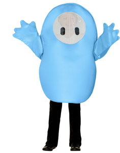 lot 392 image: LOT OF 10 Fall Guys Blue Halloween Costumes for Children