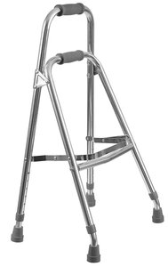 lot 398 image: DMI Folding Hemi-Walker Provides Support, Aluminum, Silver, 30- 35