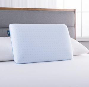 lot 416 image: Sertapedic Thermagel Memory Foam Pillow, Standard Queen (16 x 26 x 5)