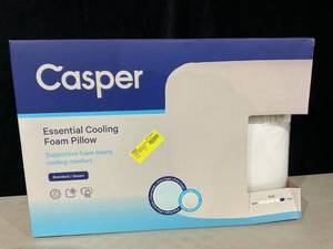 lot 431 image: Casper Sleep Essential Cooling Pillow, Standard, White