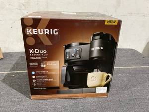 lot 180 image: Keurig K-Duo Essentials, Hot & Iced Single-Serve K-Cup Pod Coffee Maker & Carafe