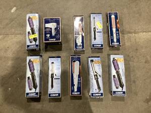 lot 666 image: LOT OF 10 Conair Womens Hair Styling Products