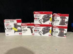lot 472 image: LOT OF 5 Hyper Tough Shop Tools and Accesories
