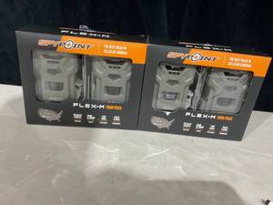lot 479 image: LOT OF 2 SpyPoint Flex-M Cellular Trail Camera 2-Pack