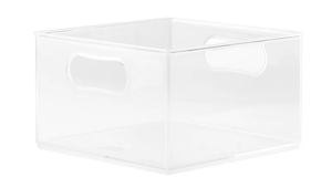 lot 190 image: 2PCS The Home Edit Large Bin Plastic Modular Storage System