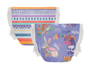 lot 195 image: The Honest Company, Clean Conscious Diapers, Alebrijes Magicos  Colores Misticos, Size 5, 66 Count Large Box