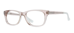 lot 330 image: Jonas Paul Eyewear Kids Rectangular Eyeglasses, MilesMaddie, Grapefruit, 48-15-130