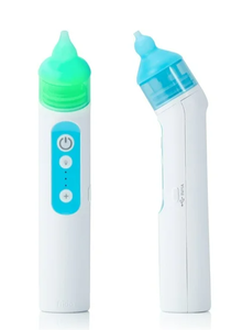 lot 335 image: LOT OF 2 Frida Baby Electric Nose Frida Snot Sucker Nasal Aspirator for Baby Nasal Congestion