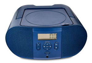 lot 420 image: LOT OF 2 Onn. Portable CD Boombox with Digital FM Radio