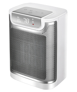 lot 427 image: LOT OF 2 Soleil 1500W Ceramic Fan-Force Electric Space Heater With ALCI Plug, Indoor Use Only