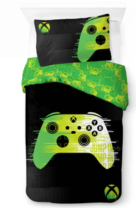 lot 430 image: 2PCS TwinFull Size Xbox Kids Reversible Comforter Set
