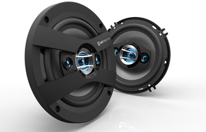 lot 485 image: Scosche HD6504 - High-Performance 6.5 4-Way Full Range Car Door Speakers Set