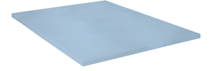 lot 637 image: Queen Size Mainstays 2 Memory Foam Mattress Topper