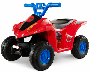 lot 644 image: Hyper Toy Company 6 Volt Spiderman ATV Ride on
