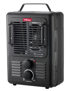 lot 653 image: LOT OF 2 Hyper Tough 1500W Utility Heater
