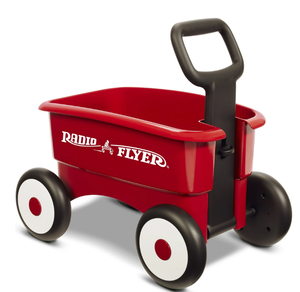 lot 656 image: Radio Flyer, My 1st 2-in-1 Play Wagon Push Walker