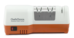lot 311 image: ChefsChoice 3-Stage Electric Knife Sharpener, WhiteOrange