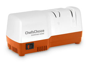 lot 343 image: ChefsChoice 2-Stage Electric Knife Sharpener, WhiteOrange