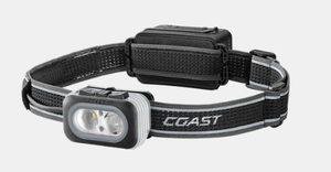 lot 439 image: LOT OF 2 COAST RL27R Rechargeable Plus Rear Loading 1000 Lumens Tri-Color LED Headlamps