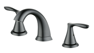 lot 473 image: Better Homes & Gardens Simple Flair 8 Widespread Bathroom Faucet in Matte Black