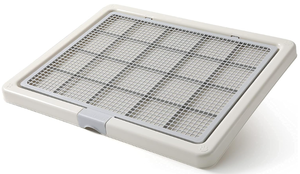 lot 476 image: Smart Paws Large 29.92x24.4 Pet Training Tray,Pet Training Pads Holder,Pet Toilet (Grey)