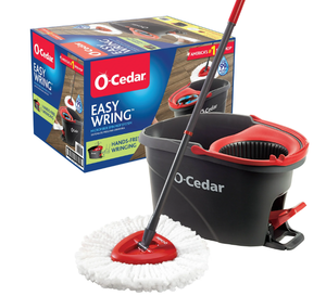 lot 627 image: LOT OF 2 O-Cedar EasyWring Spin Mop & Bucket System