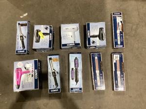 lot 669 image: LOT OF 10 Conair Womens Hair Styling Products
