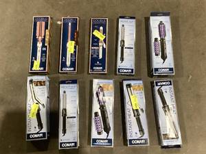 lot 670 image: LOT OF 10 Conair Womens Hair Styling Products
