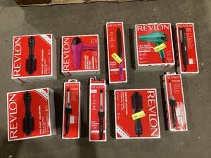 lot 677 image: LOT OF 10 Revlon Womens Hair Styling Products
