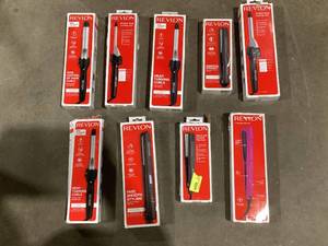 lot 680 image: LOT OF 9 Revlon Womens Hair Styling Products