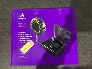 lot 702 image: Andis Professional Bonnet Hair Dryer, Ionic 500 watts, Black